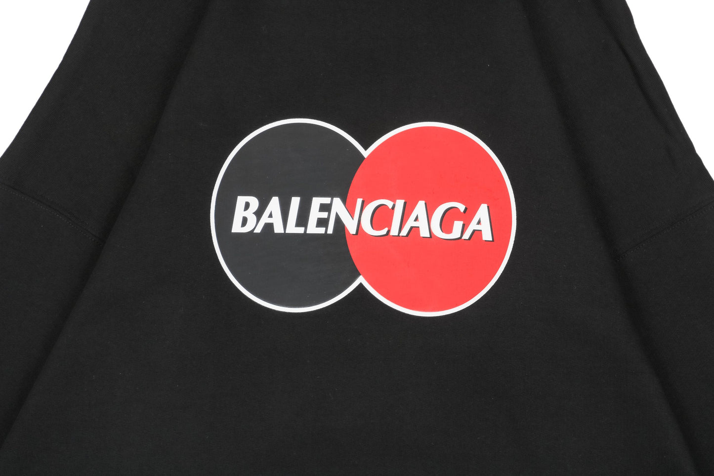 Balenci Contrasting Circle Logo Hoodie