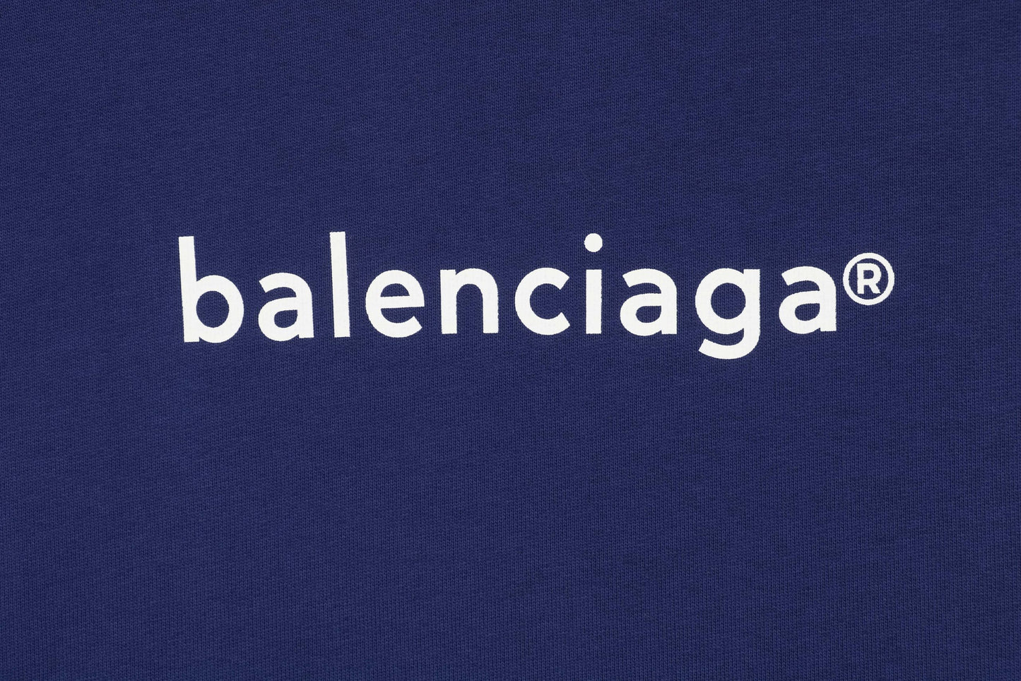 Balenci New Copyright Hoodie Navy