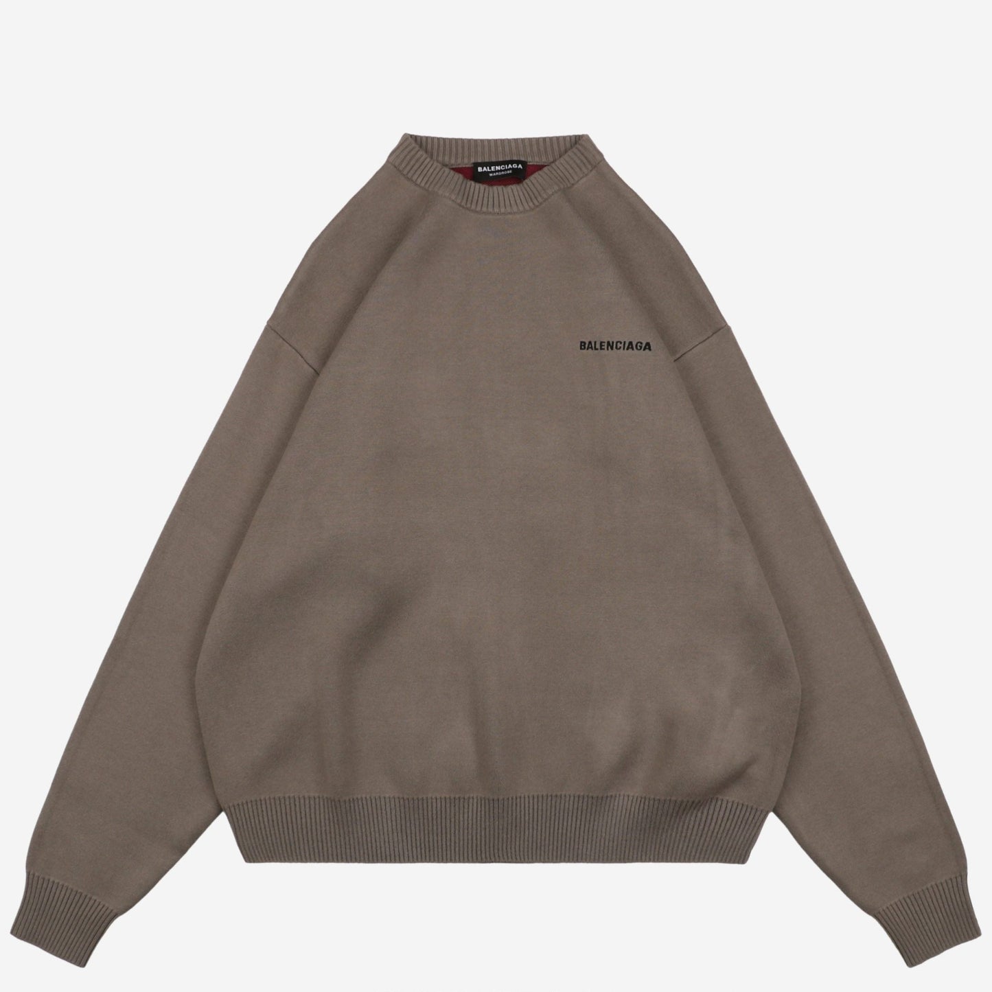 Balenci Logo Sweatshirt Brown