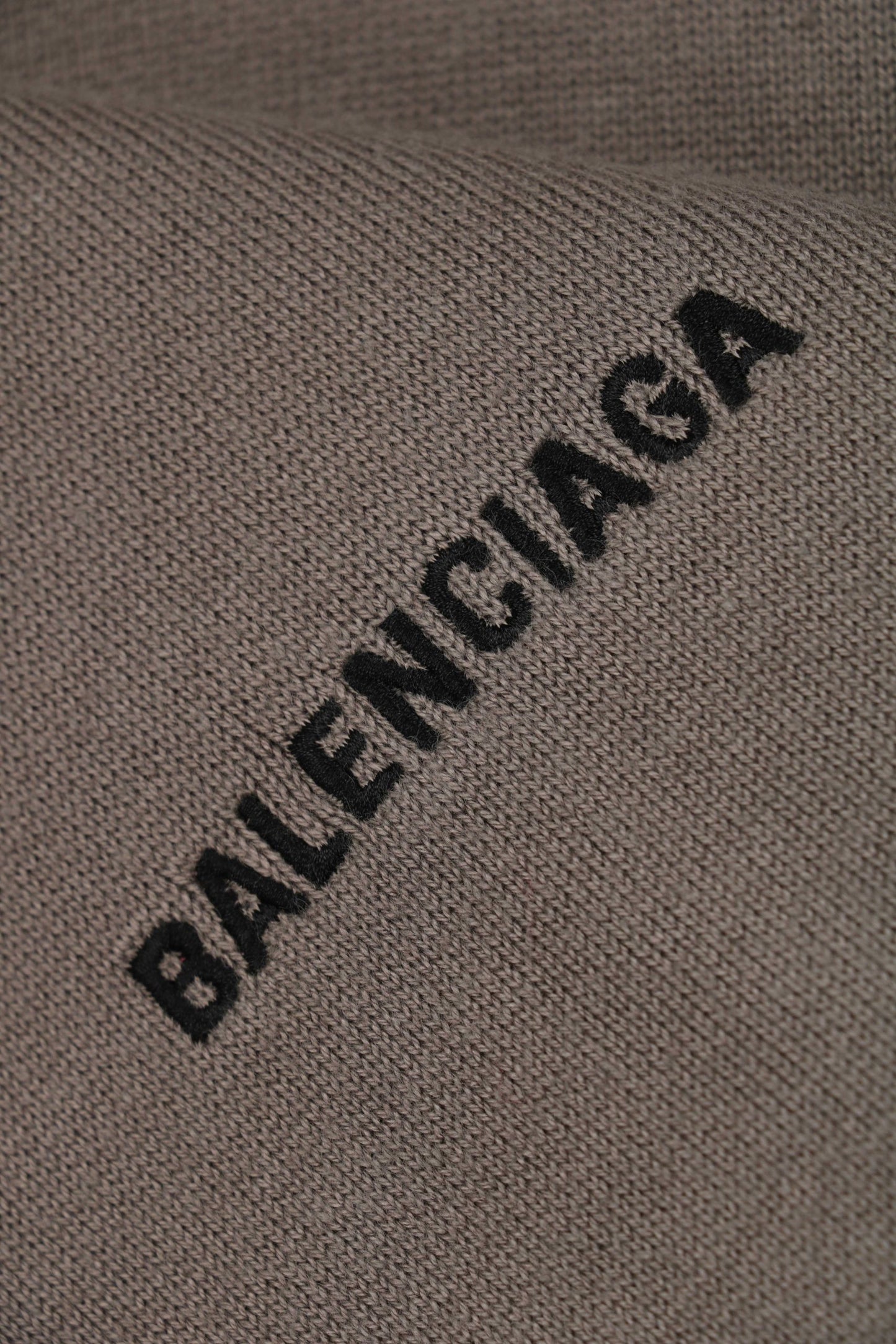 Balenci Logo Sweatshirt Brown