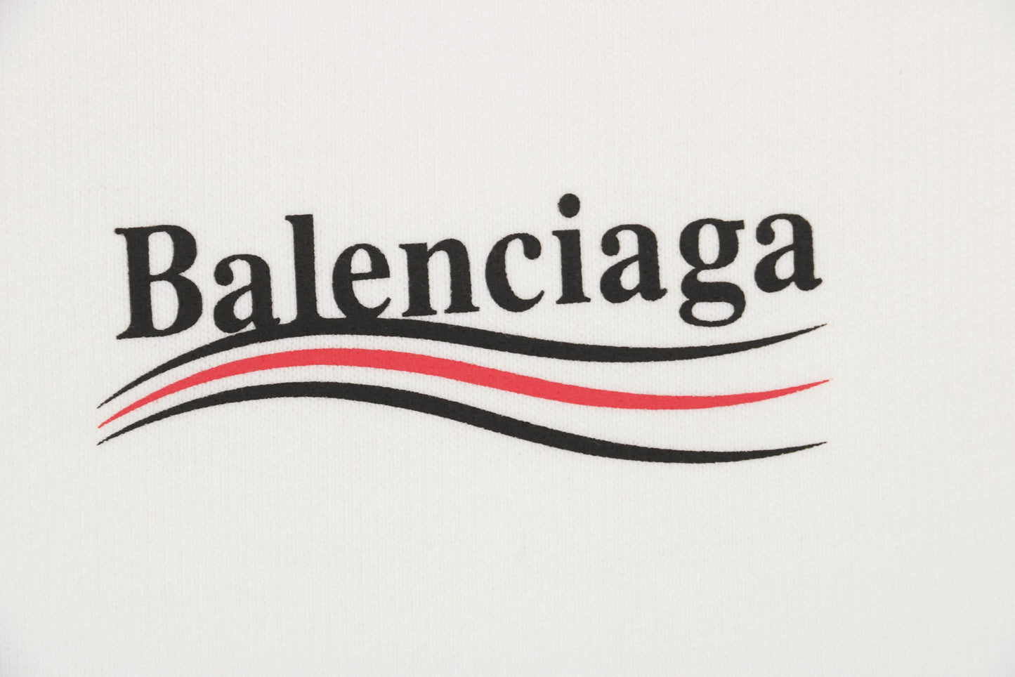 Balenci Political Campaign Cream Hoodie