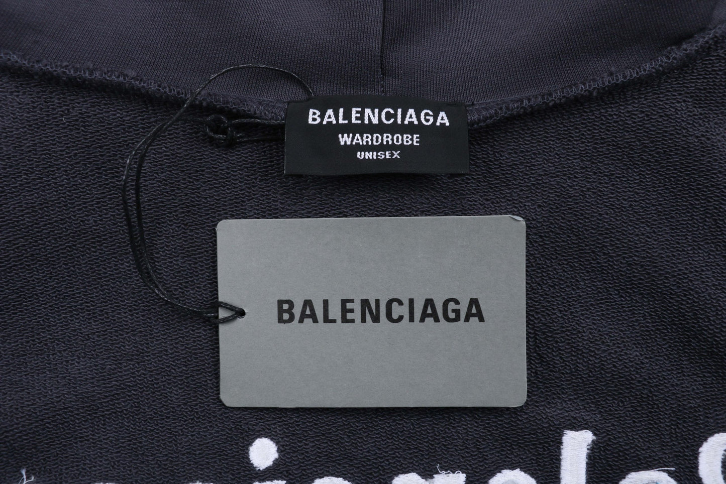 Balenci Political Campaign Hoodie Navy