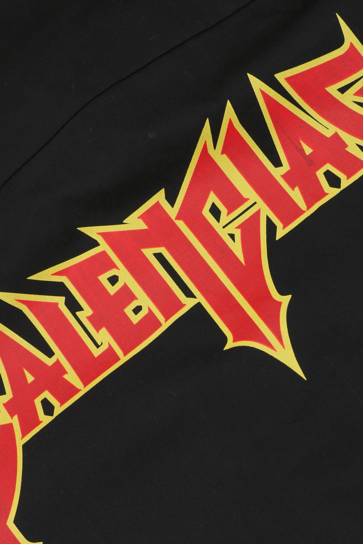 Balenci Flame Logo Shirt Black Red