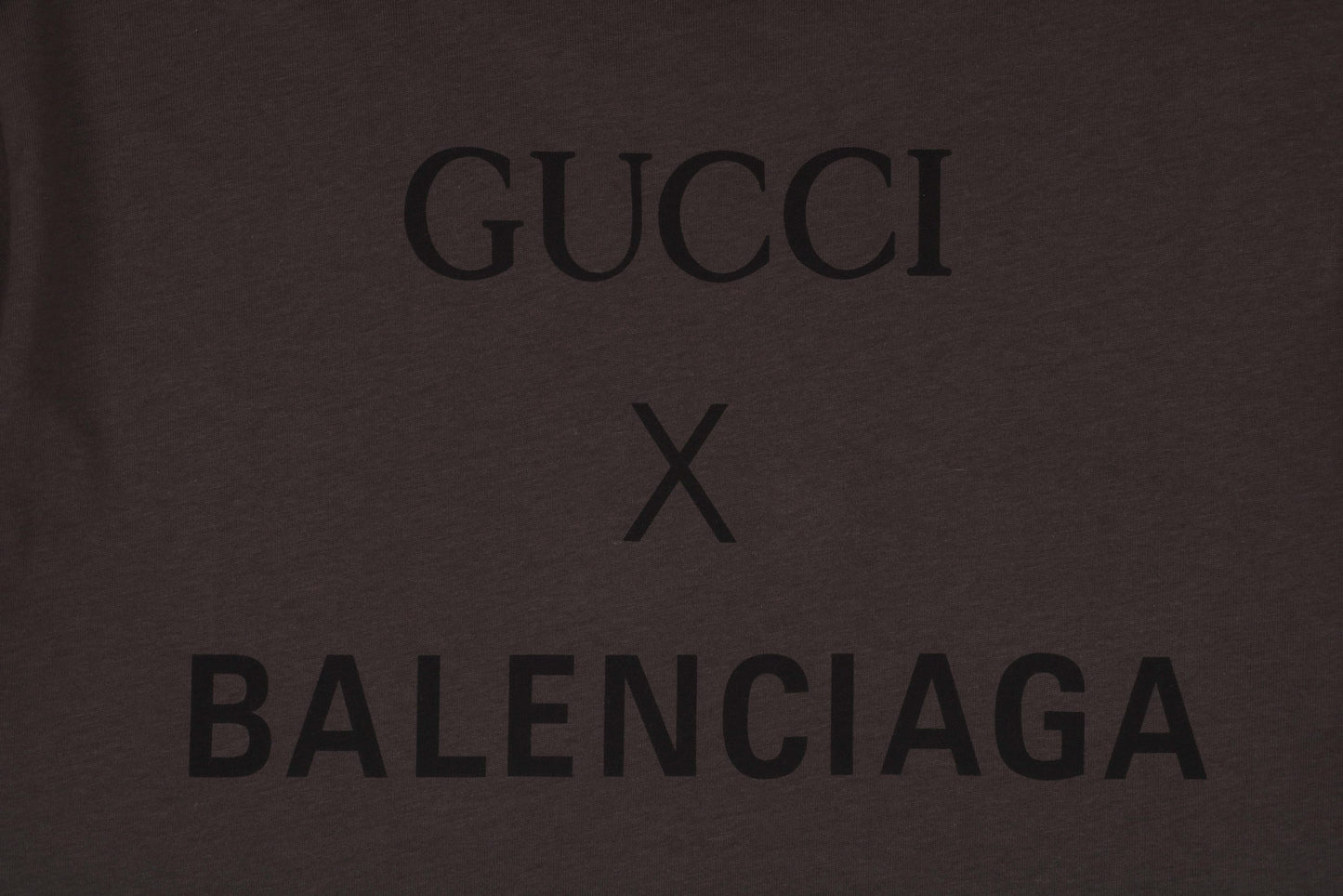 Balenci Gucci T-Shirt Brown
