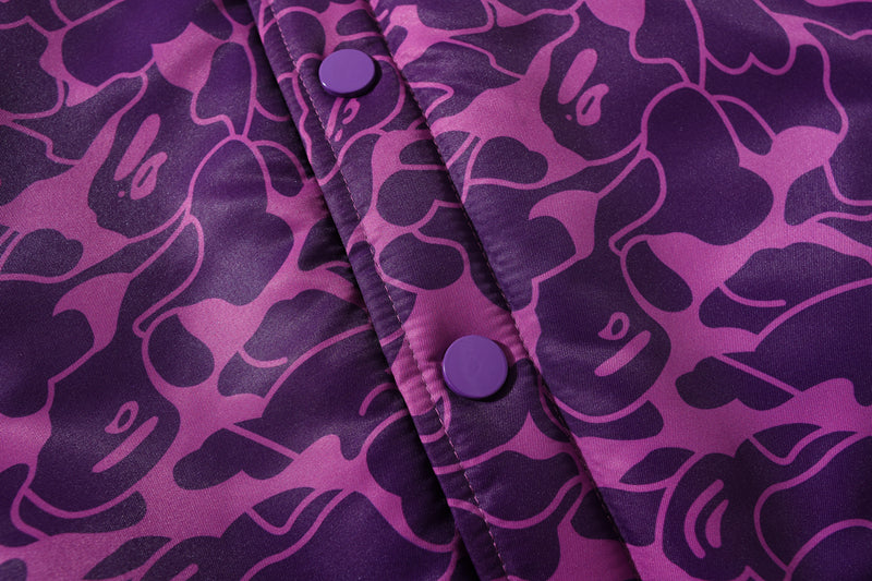 Bape Purple Baseball Jacket