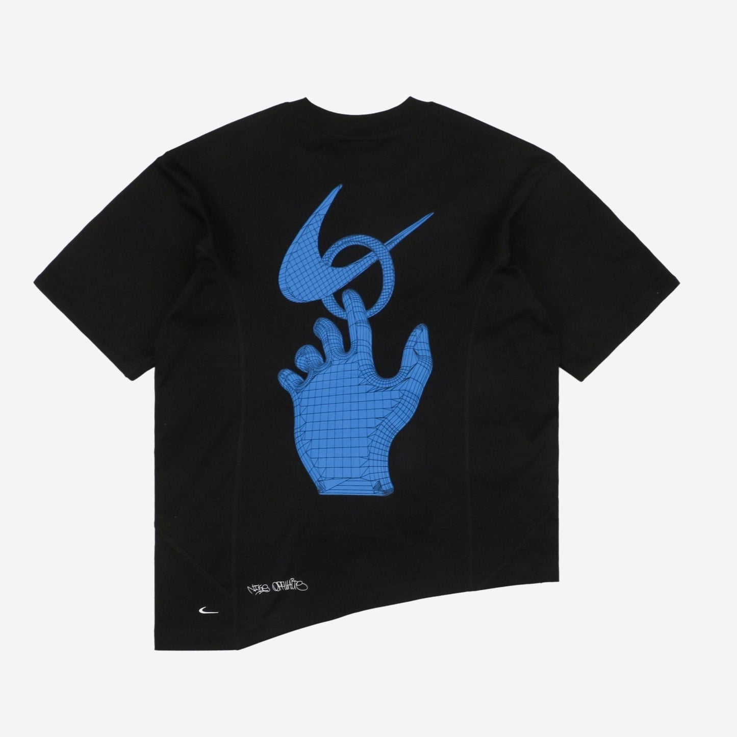 OW x N1ke Black T-Shirt