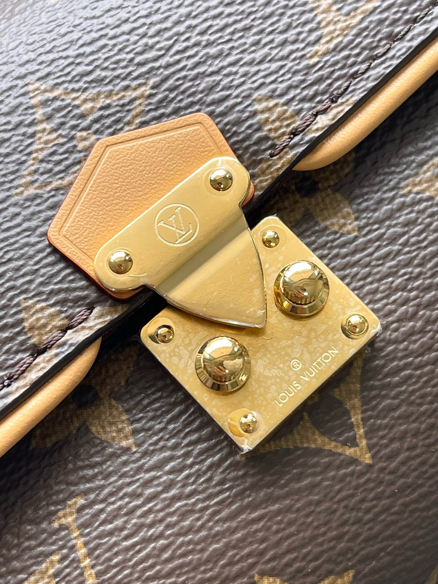 Papillon Trunk Monogram Chain Bag