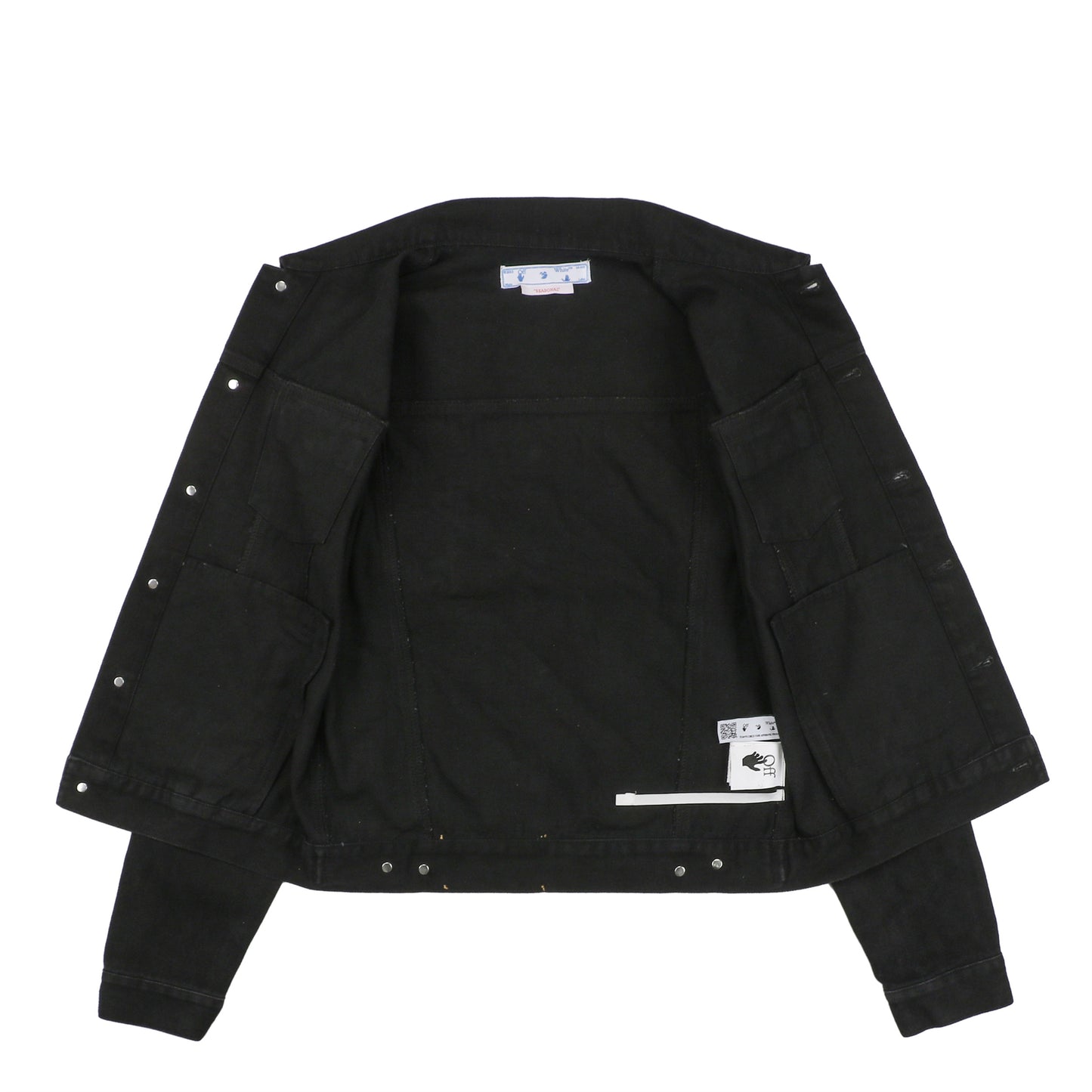 OW Black & White Jean Jacket