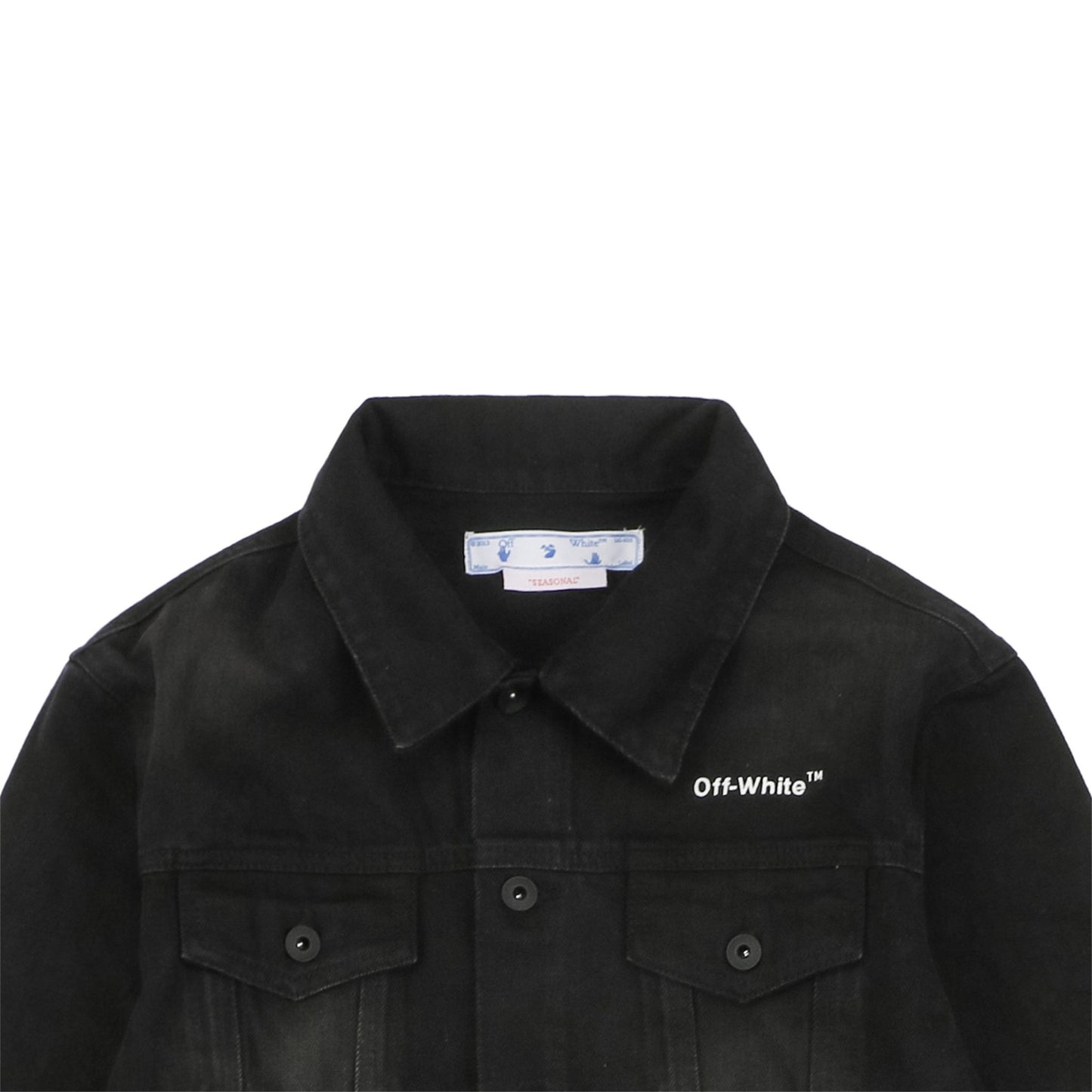 OW Black & White Jean Jacket