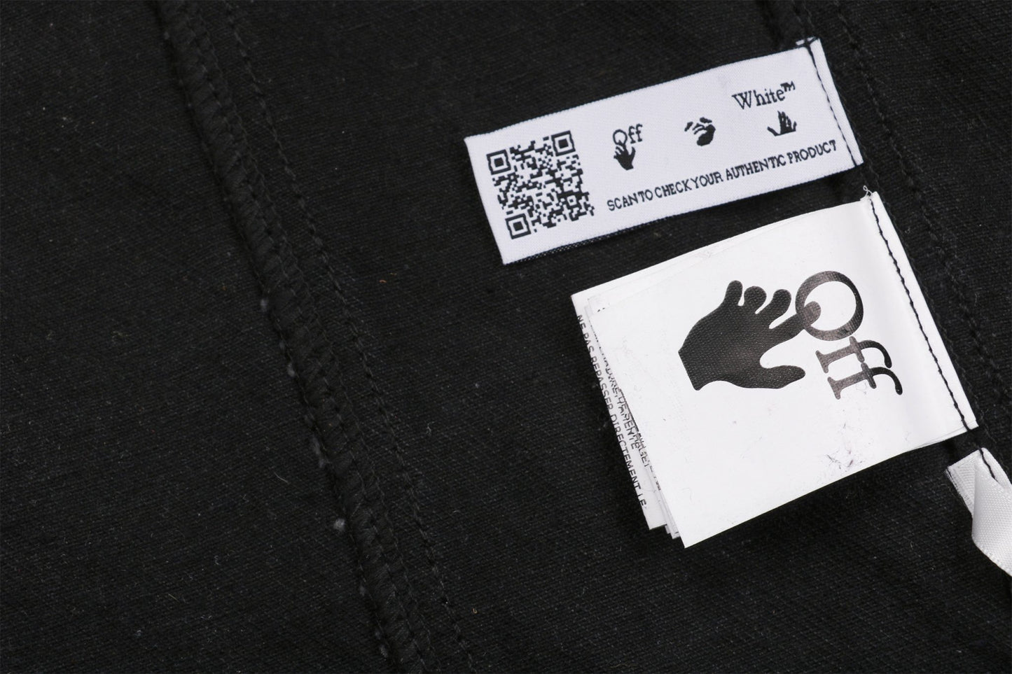 OW Black & White Jean Jacket