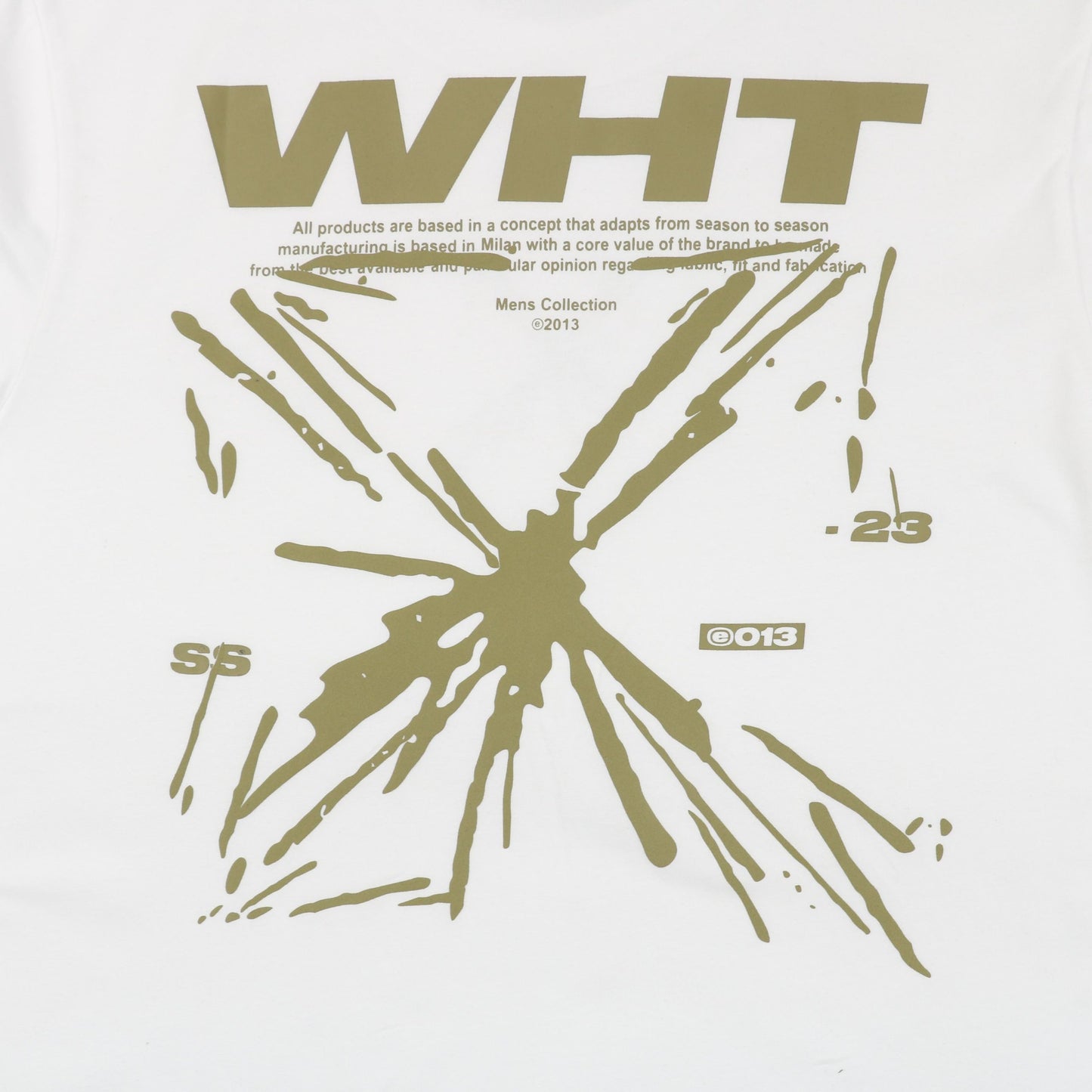 OW White & Gold T-Shirt