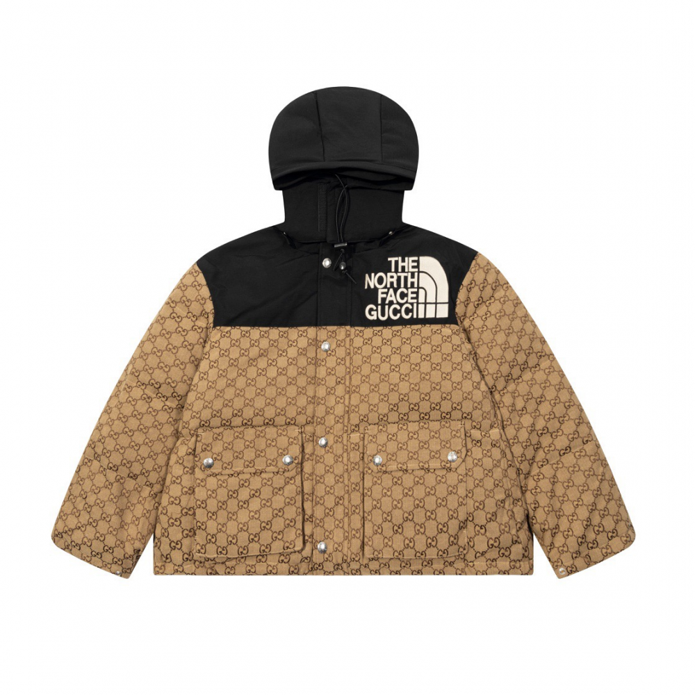 Contrast Puffer Jacket