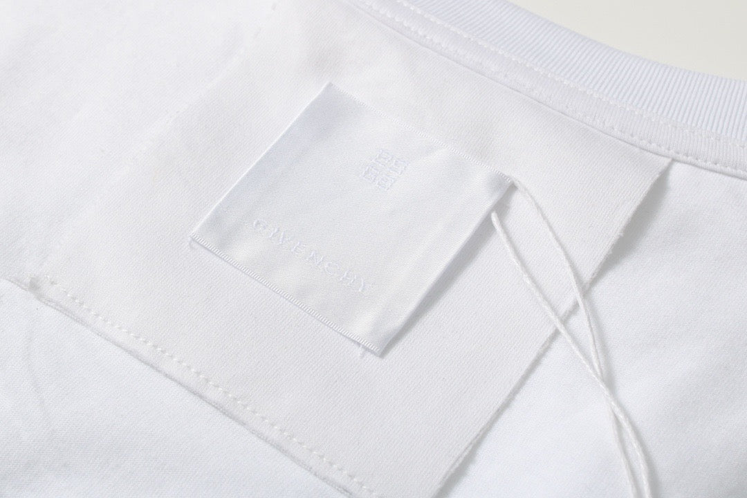 Gvnchy Hole White T-Shirt