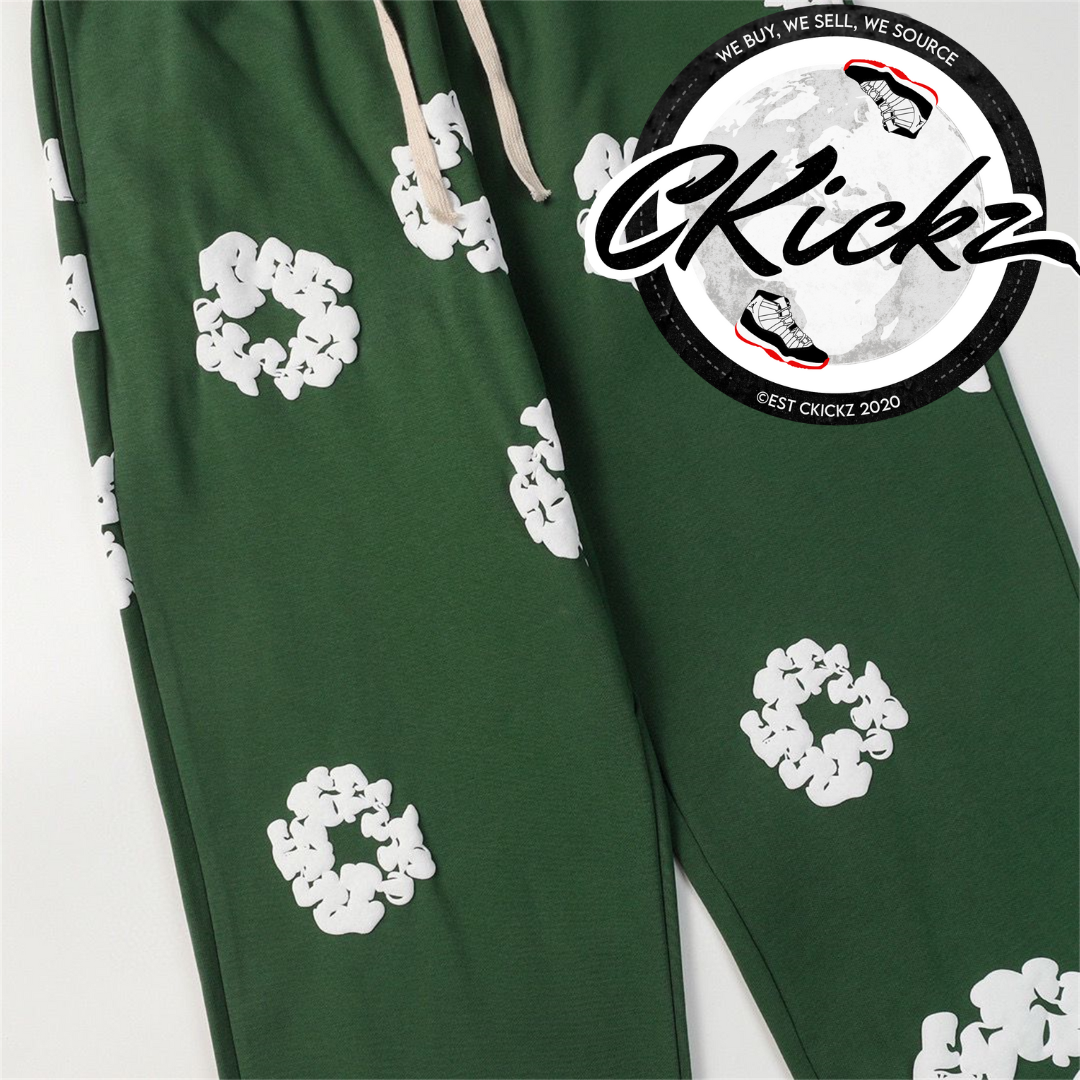 Cotton Wreath Tracksuit Green