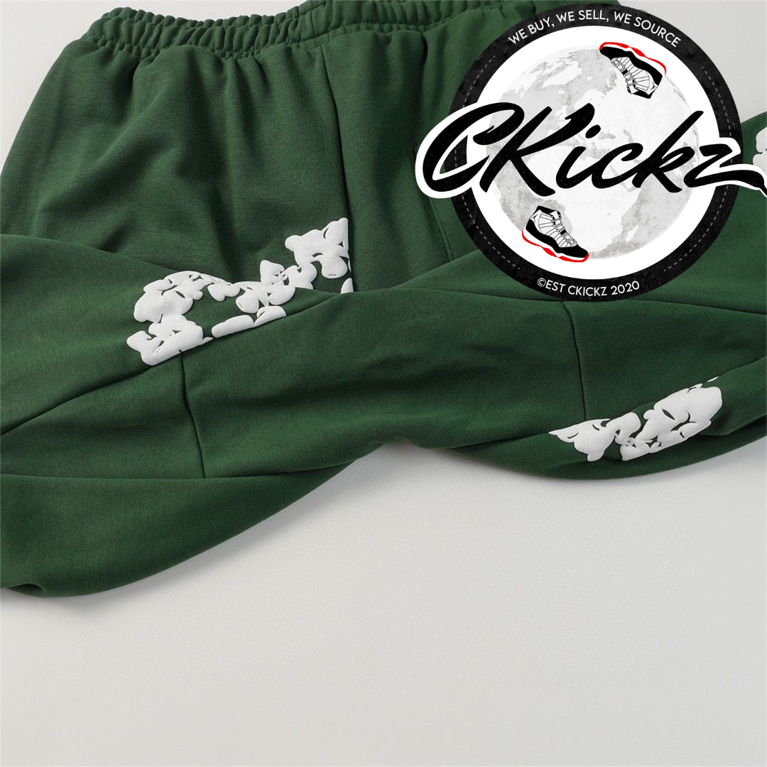 Cotton Wreath Tracksuit Green