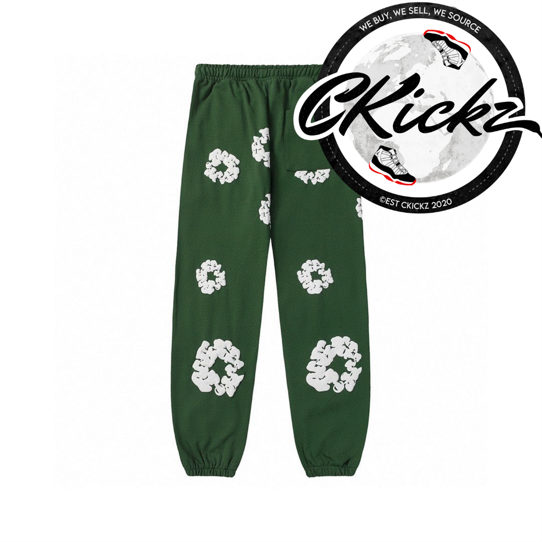 Cotton Wreath Tracksuit Green