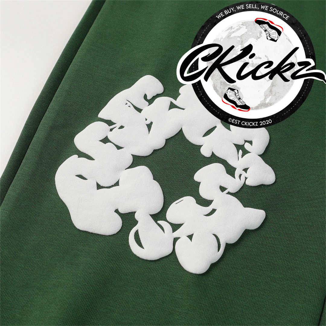 Cotton Wreath Tracksuit Green
