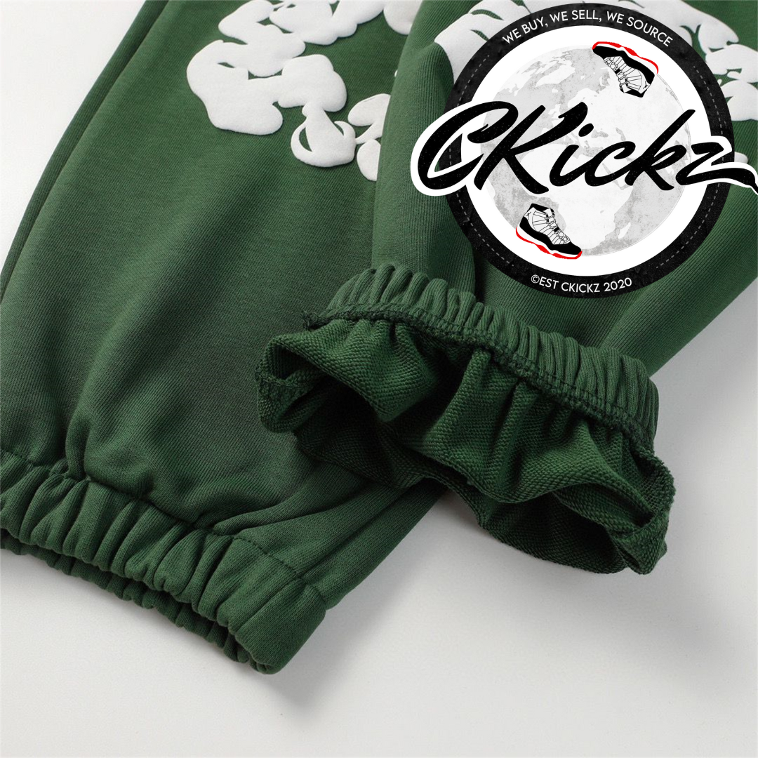 Cotton Wreath Tracksuit Green