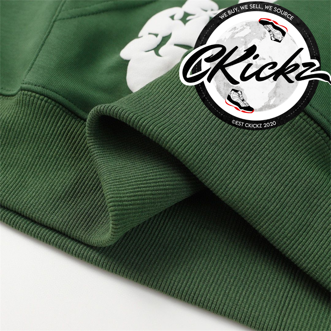Cotton Wreath Tracksuit Green