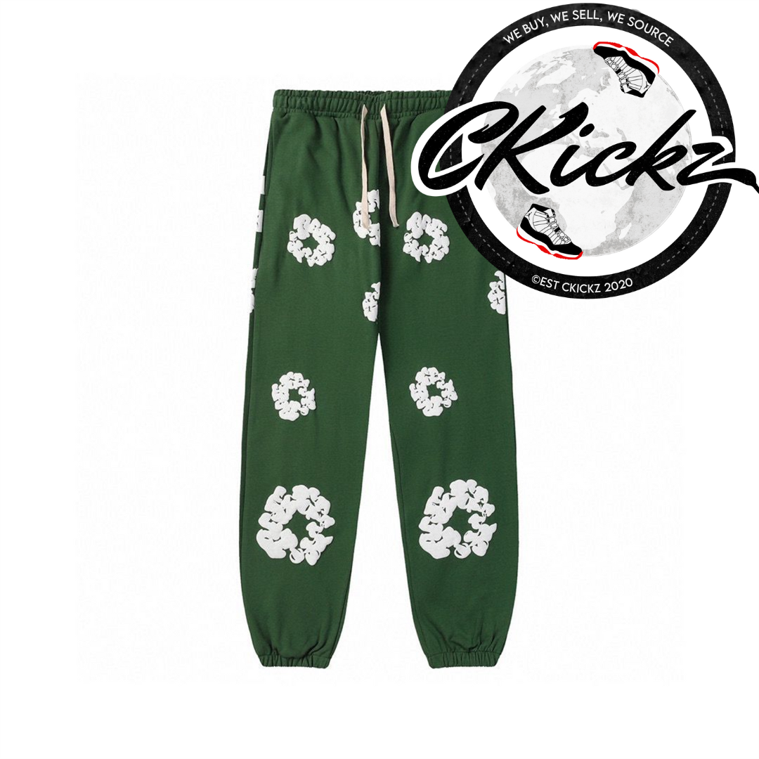 Cotton Wreath Tracksuit Green