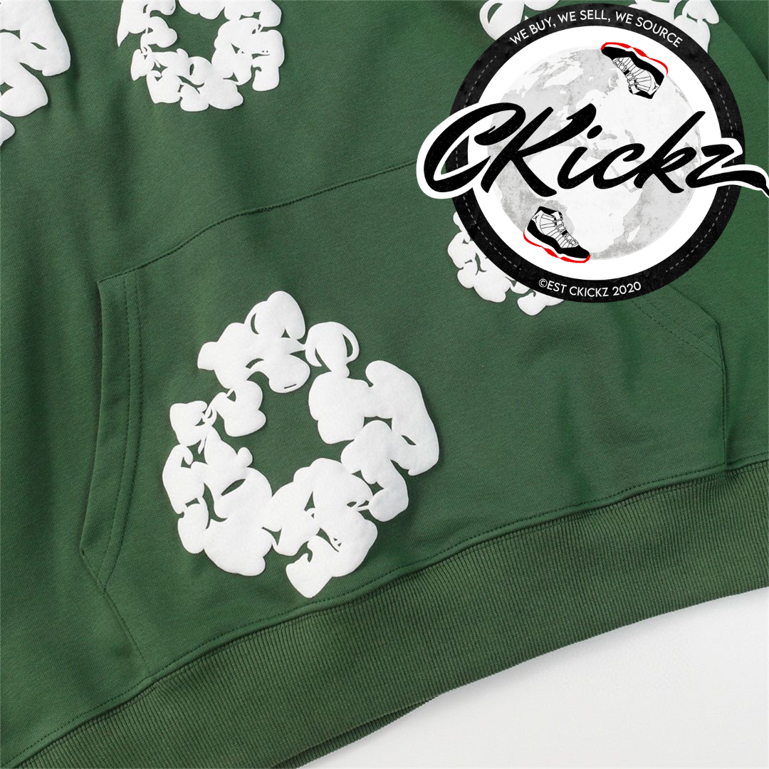 Cotton Wreath Tracksuit Green