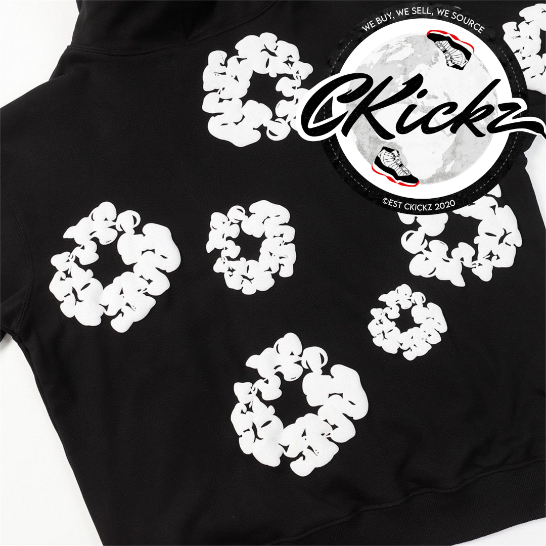 Cotton Wreath Tracksuit Black