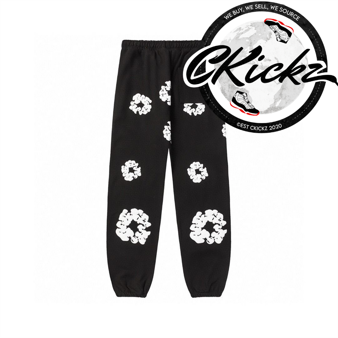 Cotton Wreath Tracksuit Black