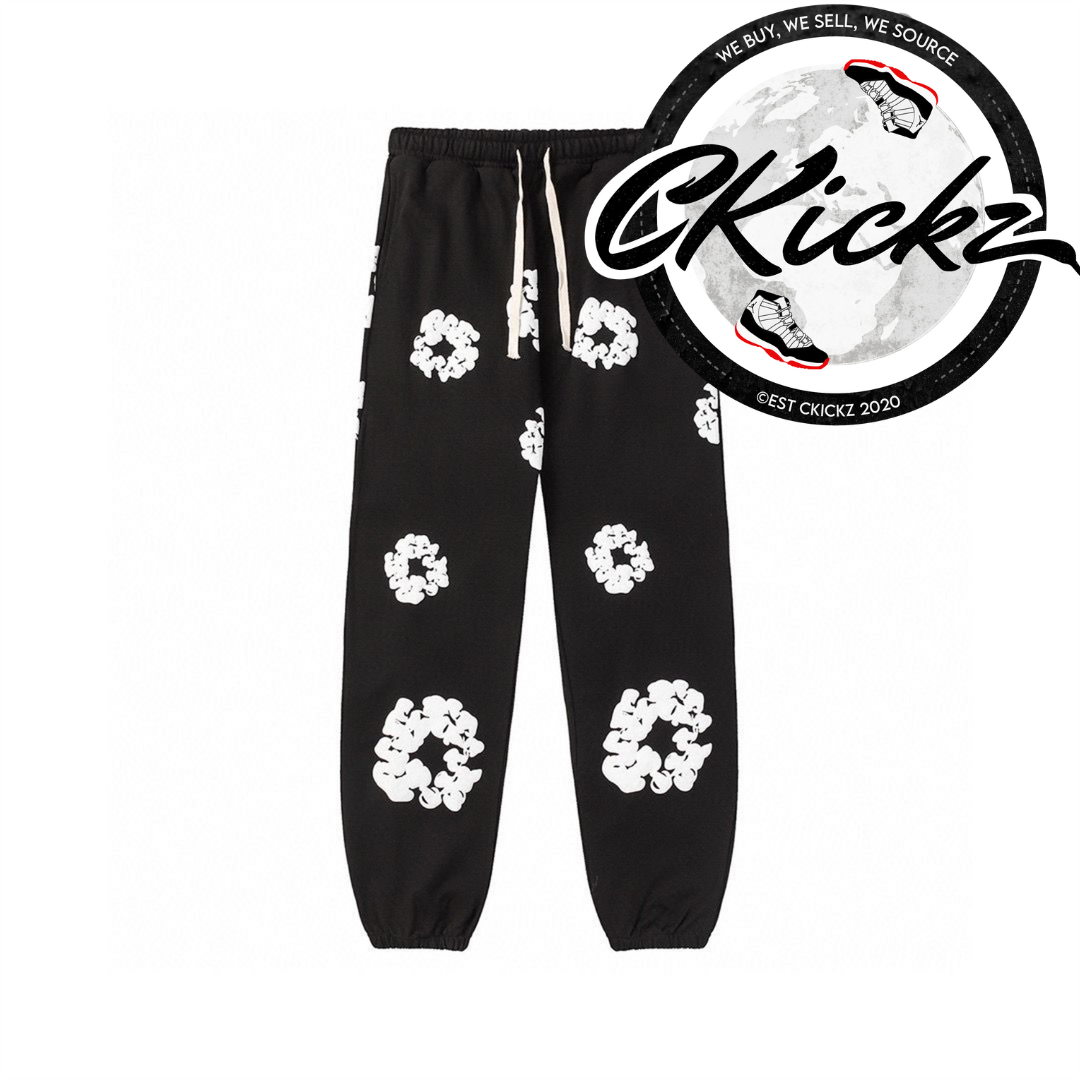 Cotton Wreath Tracksuit Black