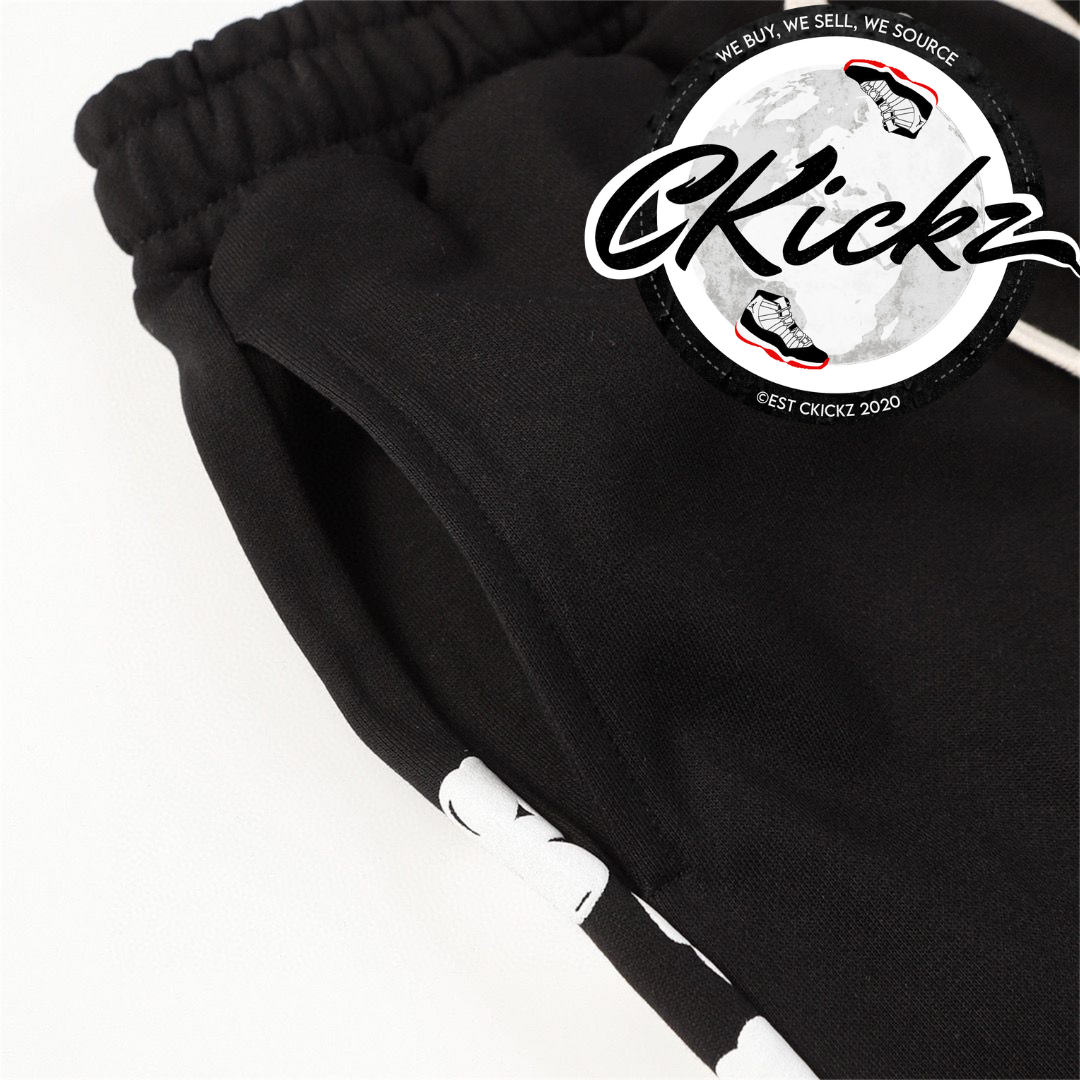 Cotton Wreath Tracksuit Black