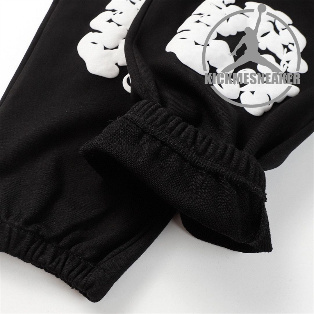 Cotton Wreath Tracksuit Black