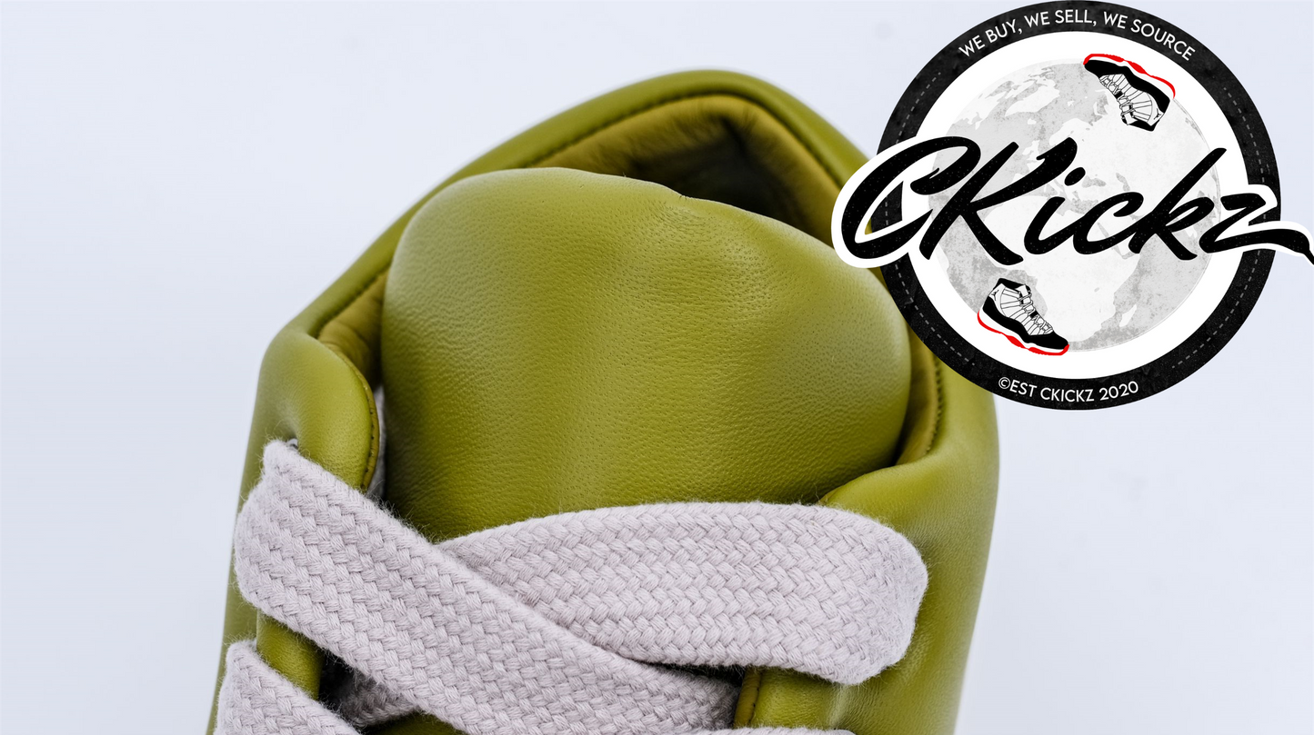 Vintage Green Low Cut Trainers