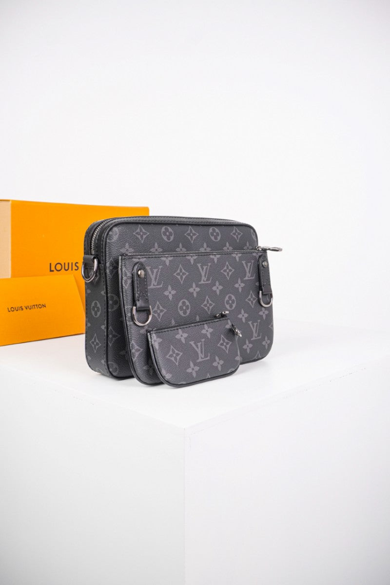 Triple Compartment Crossbody