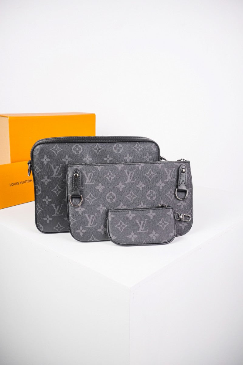 Triple Compartment Crossbody