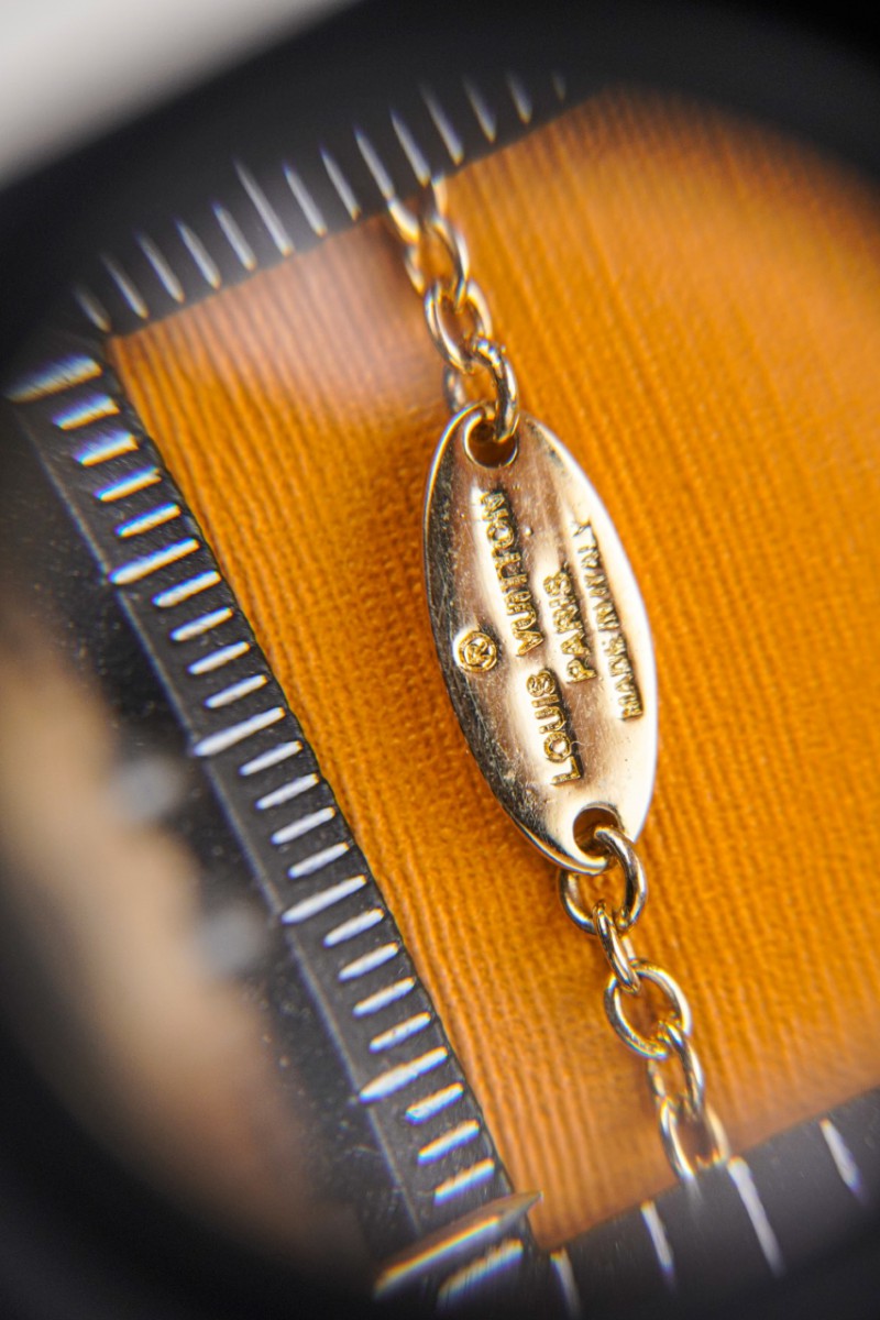 Gold Monogram Pendant Necklace