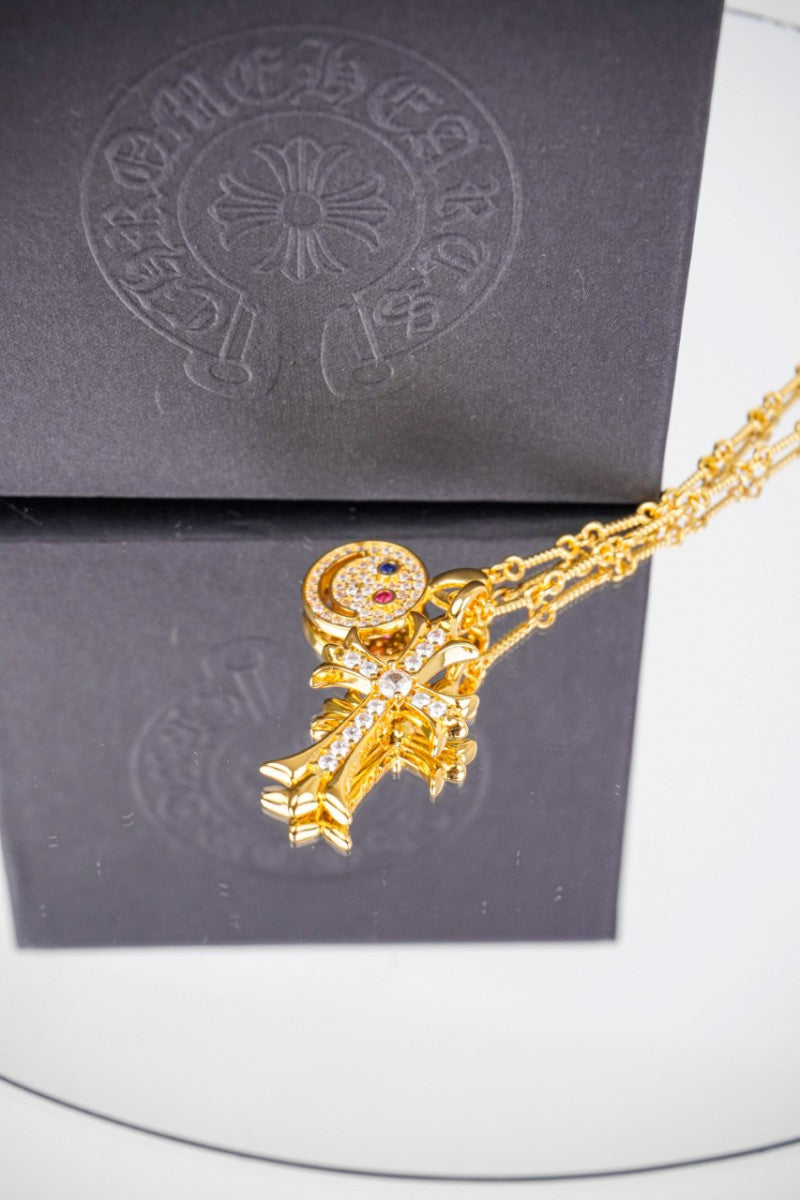 Smiley Gold Chain