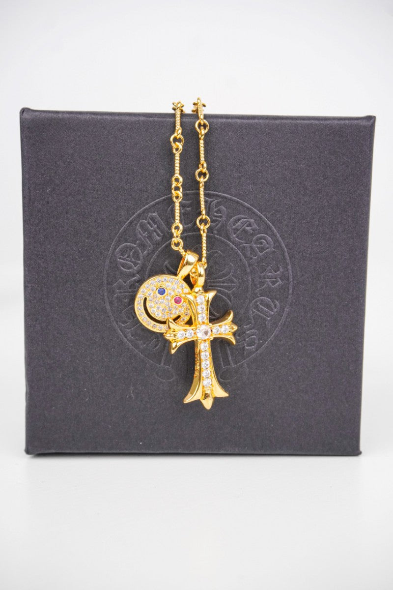 Smiley Gold Chain