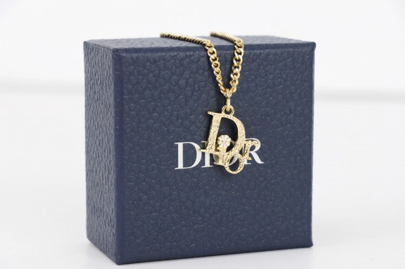 "D" Gold Necklace