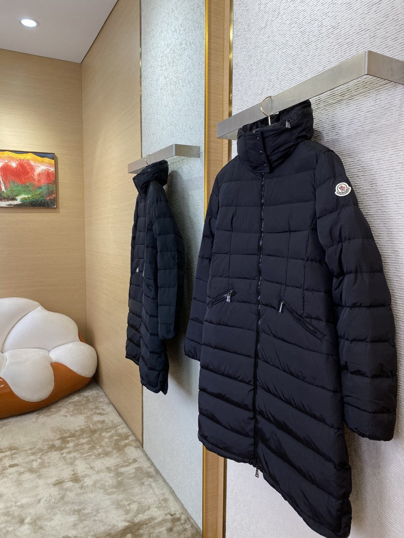 Quilted Weatherproof Parka Black (W)