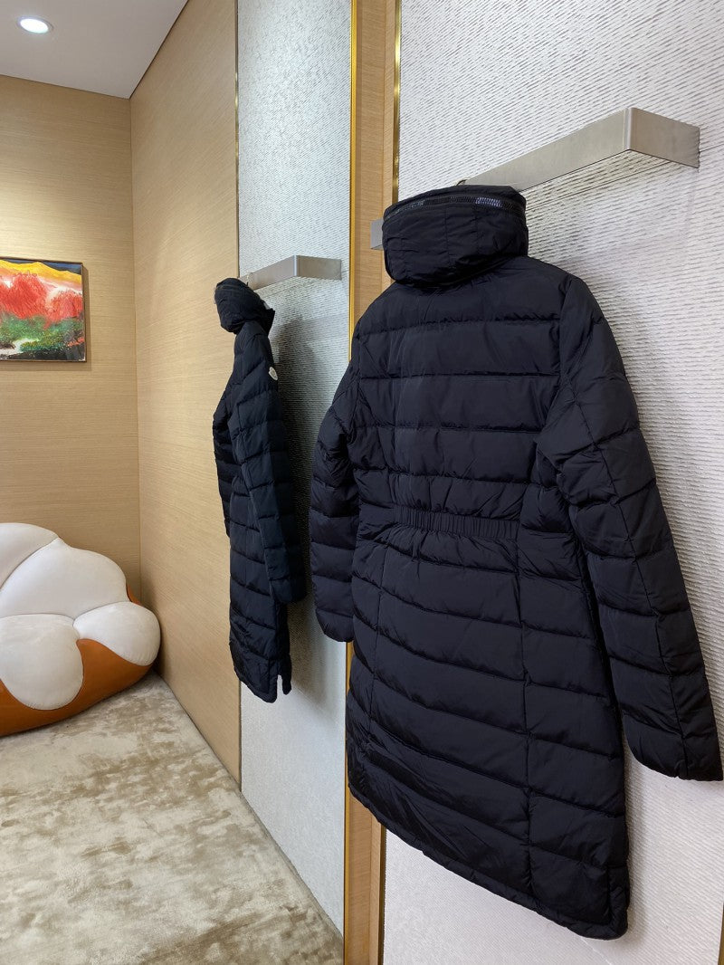 Quilted Weatherproof Parka Black (W)
