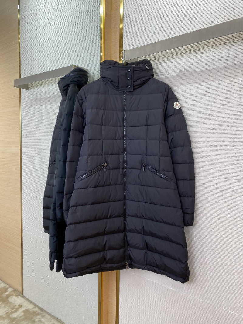 Quilted Weatherproof Parka Black (W)