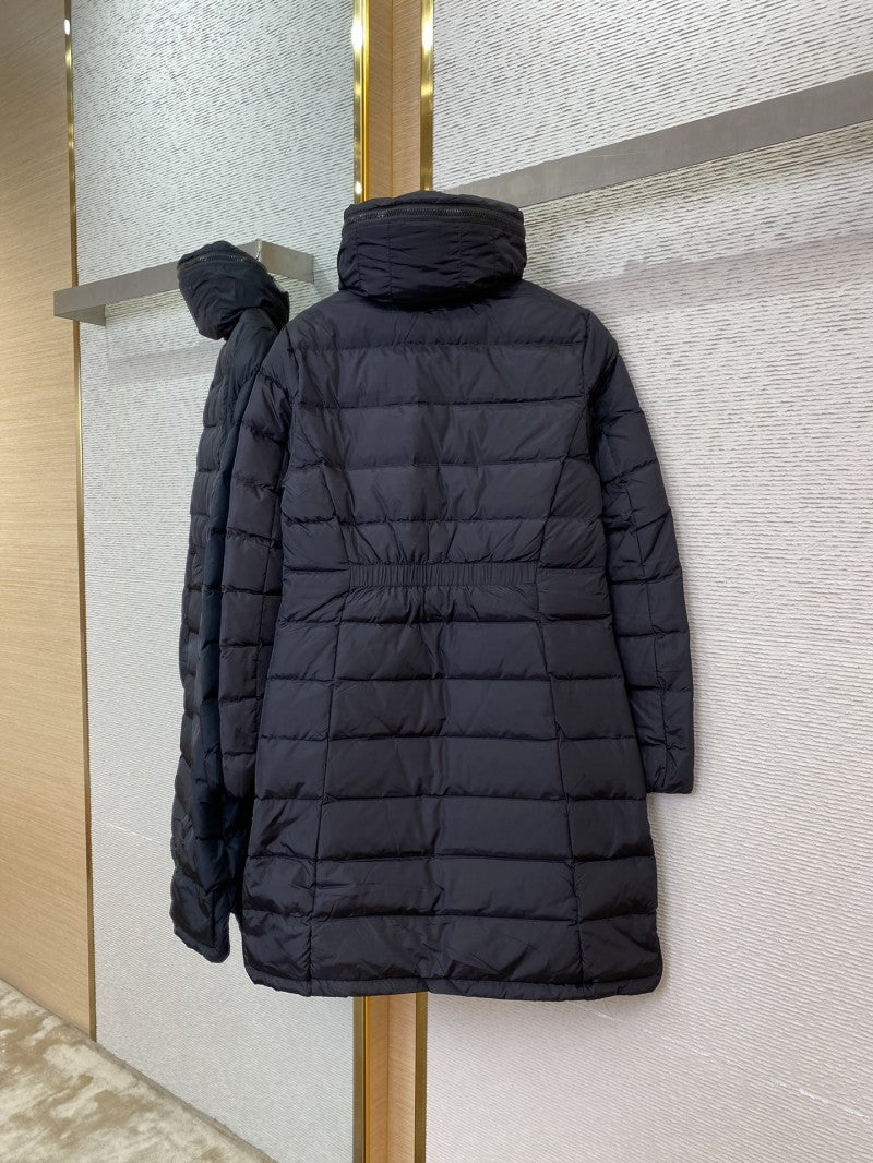 Quilted Weatherproof Parka Black (W)
