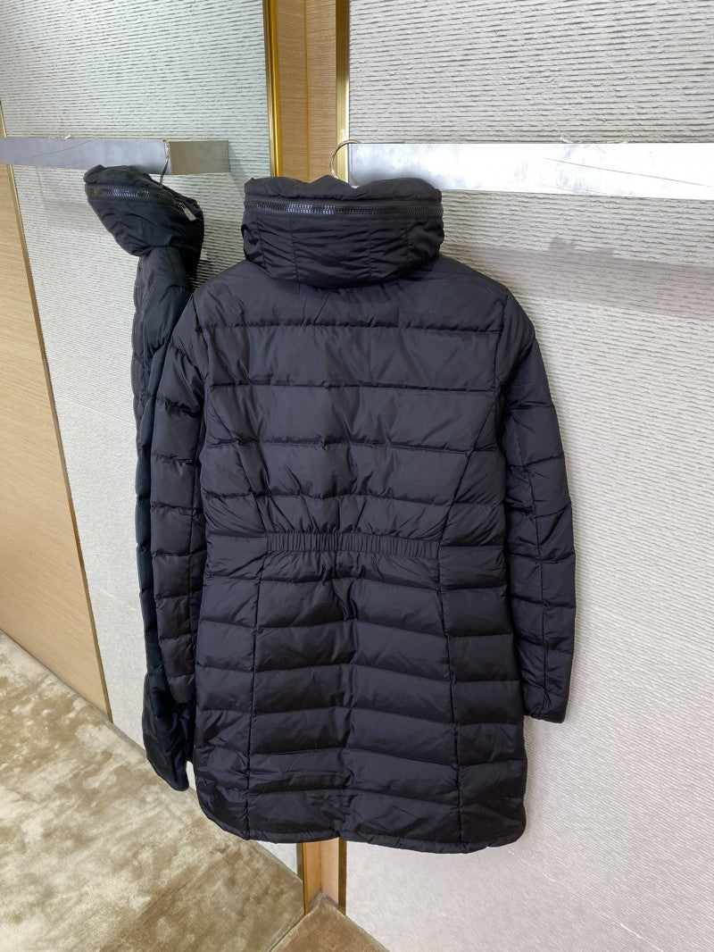 Quilted Weatherproof Parka Black (W)