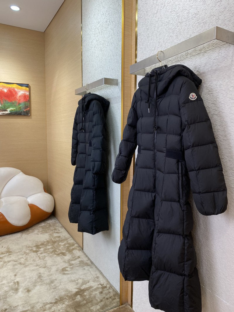 Quilted Weatherproof Parka Black (W)