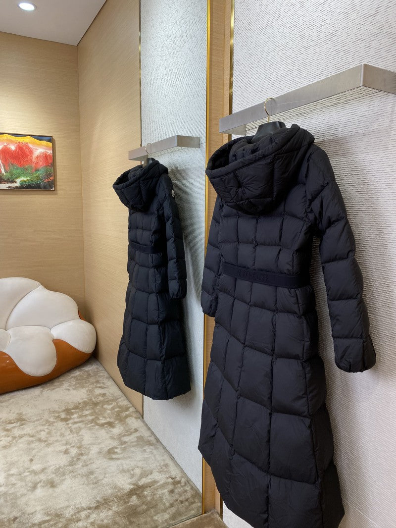 Quilted Weatherproof Parka Black (W)