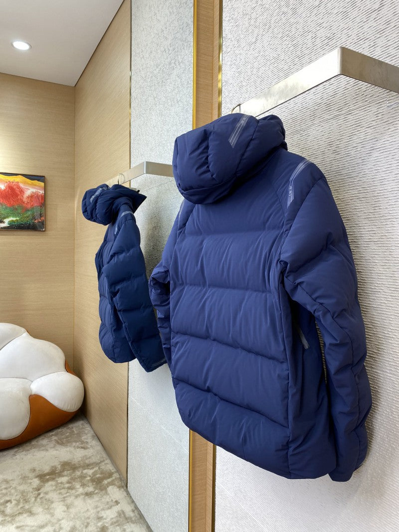 Navy Blue Puffer Jacket