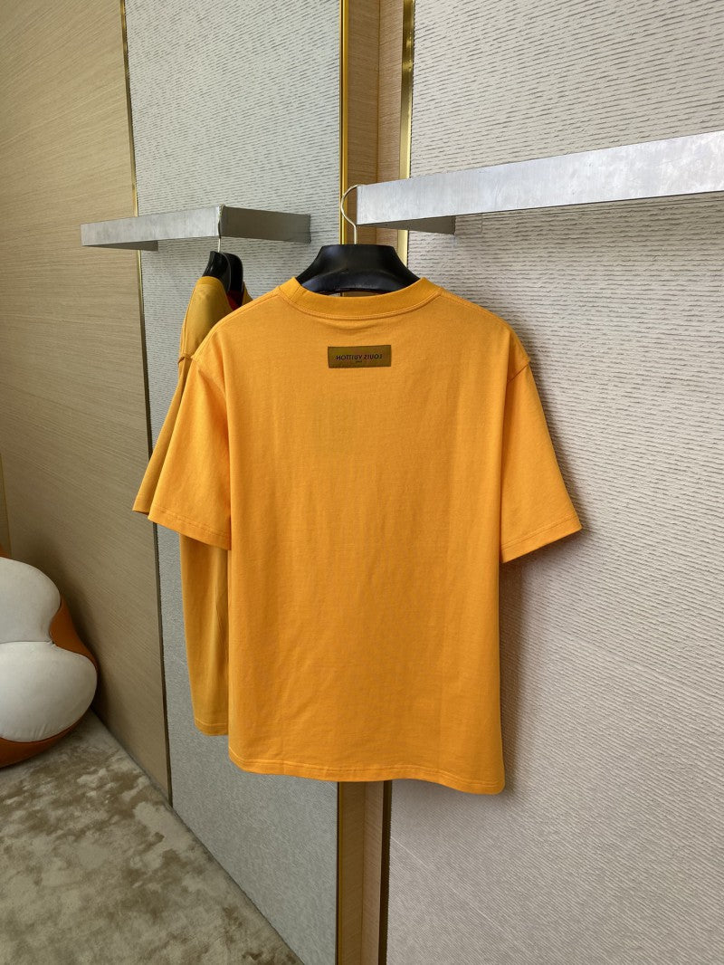 Embossed T-Shirt Orange