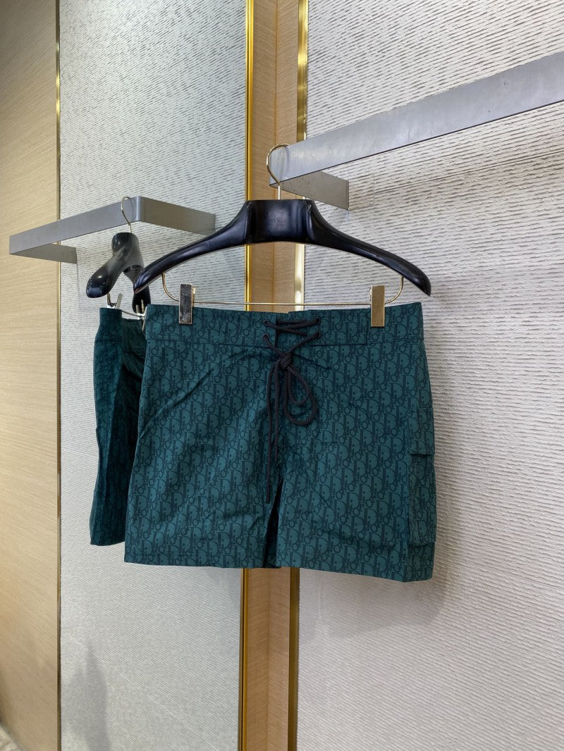 Printed Shorts Green