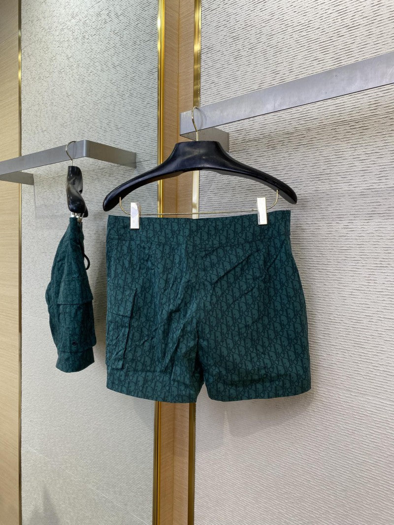 Printed Shorts Green