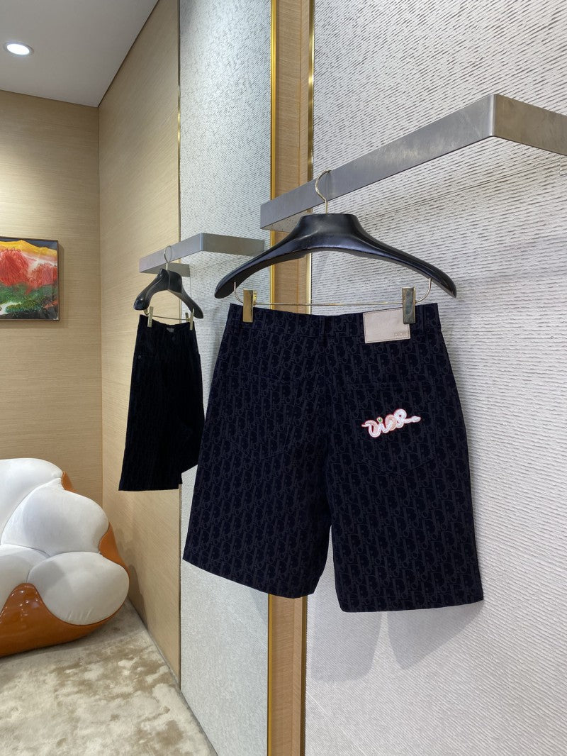 Year of the Snake Black Shorts