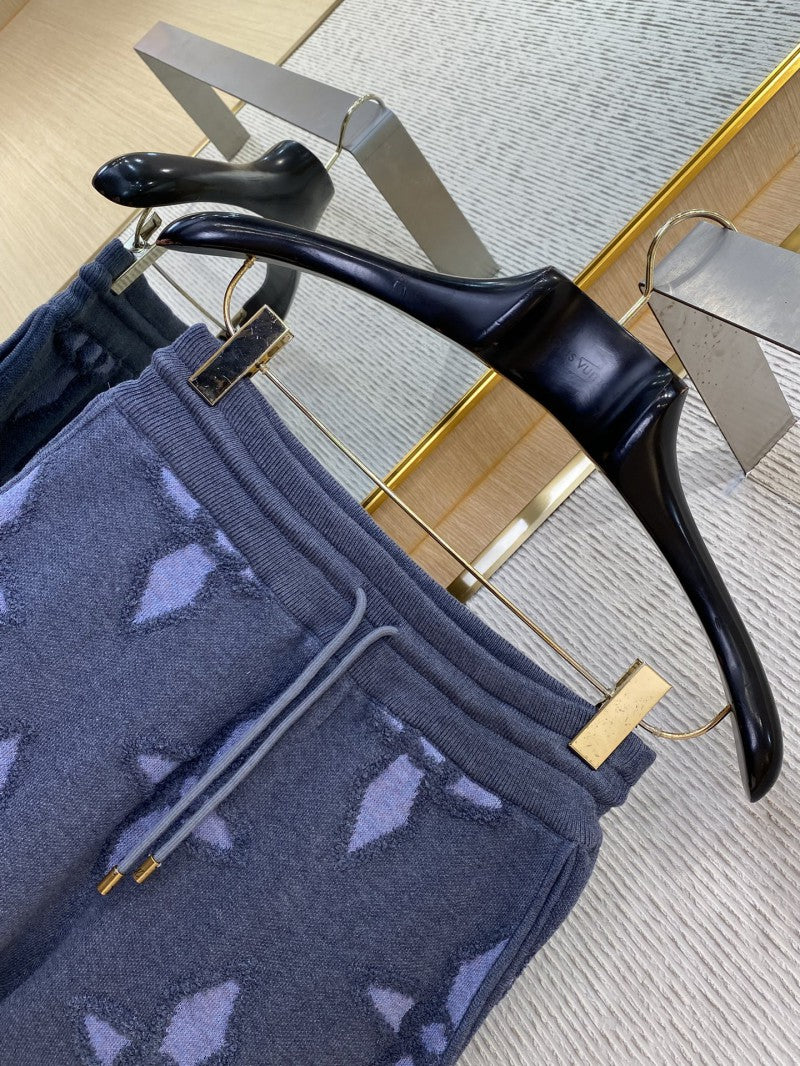 Appliqéud Wool Shorts